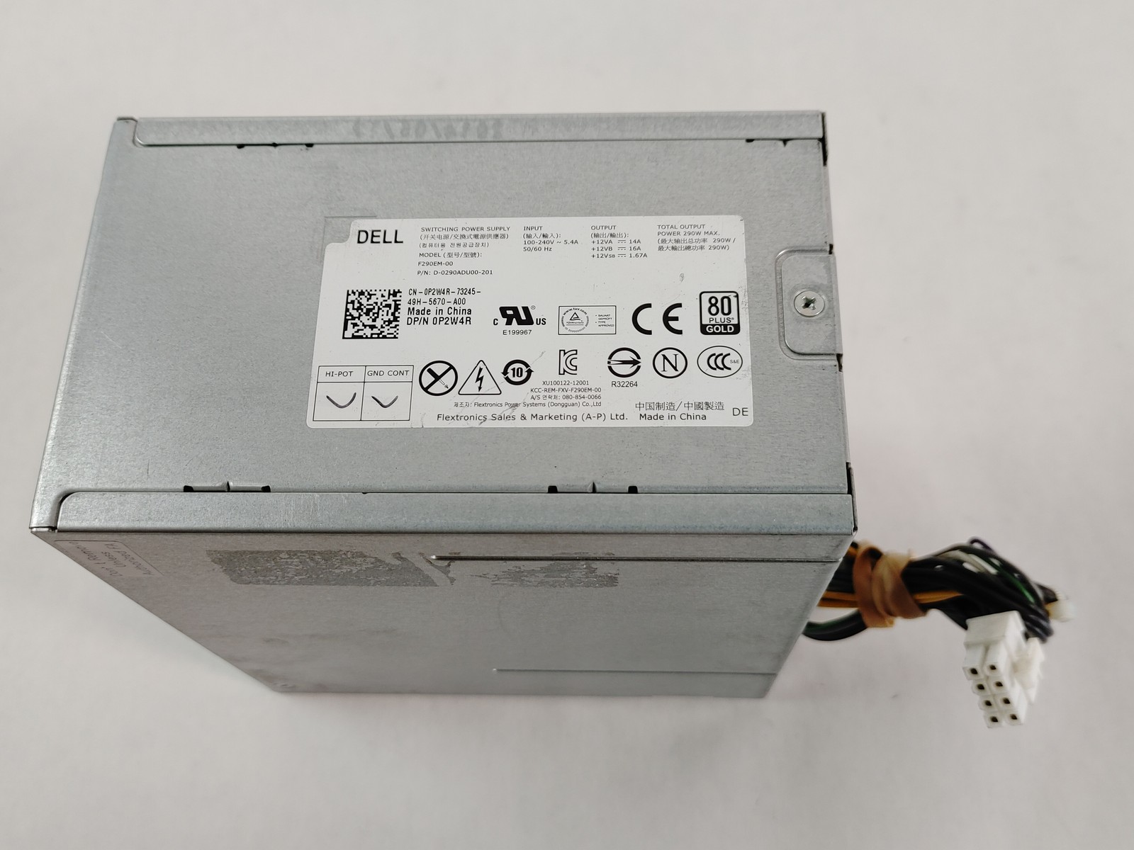 Dell P2W4R 8 Pin 290W ATX Desktop Power Supply For OptiPlex 7020 / 9020 MT