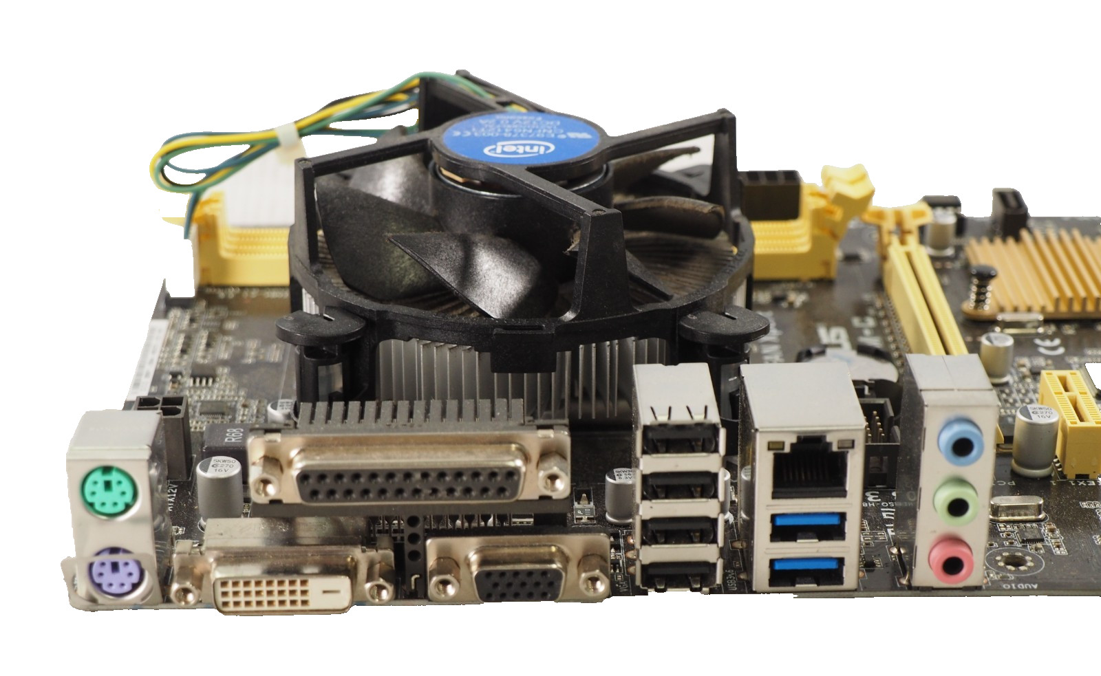 ASUS H81M-C LGA1150 Socket DDR3 DVI VGA Motherboard w/ I/O Shield (No CPU)