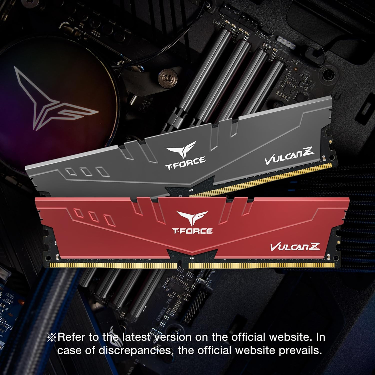 T-Force Vulcan Z DDR4 16GB Kit (2X8Gb) 3200Mhz (PC4-25600) CL16 Desktop Memory M