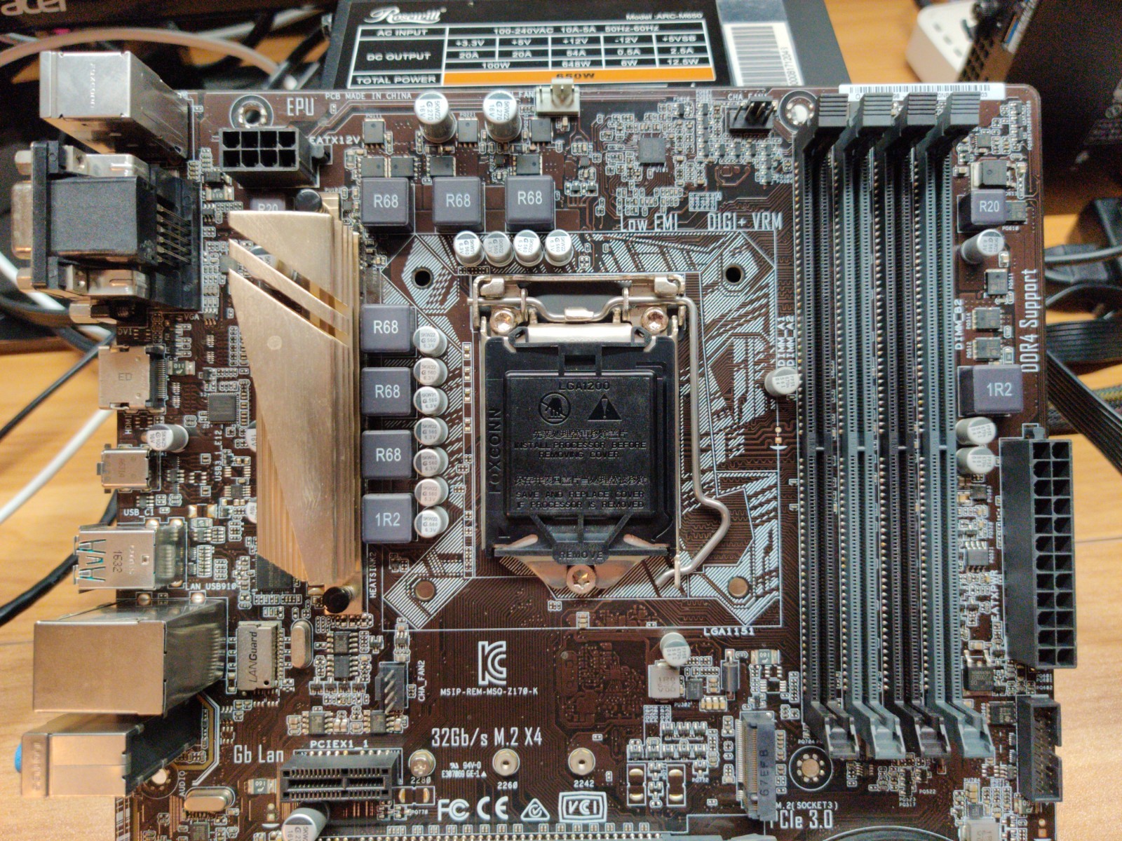 ASUS Z170-K LGA 1151/Socket H4, Intel Motherboard [TESTED WORKING]