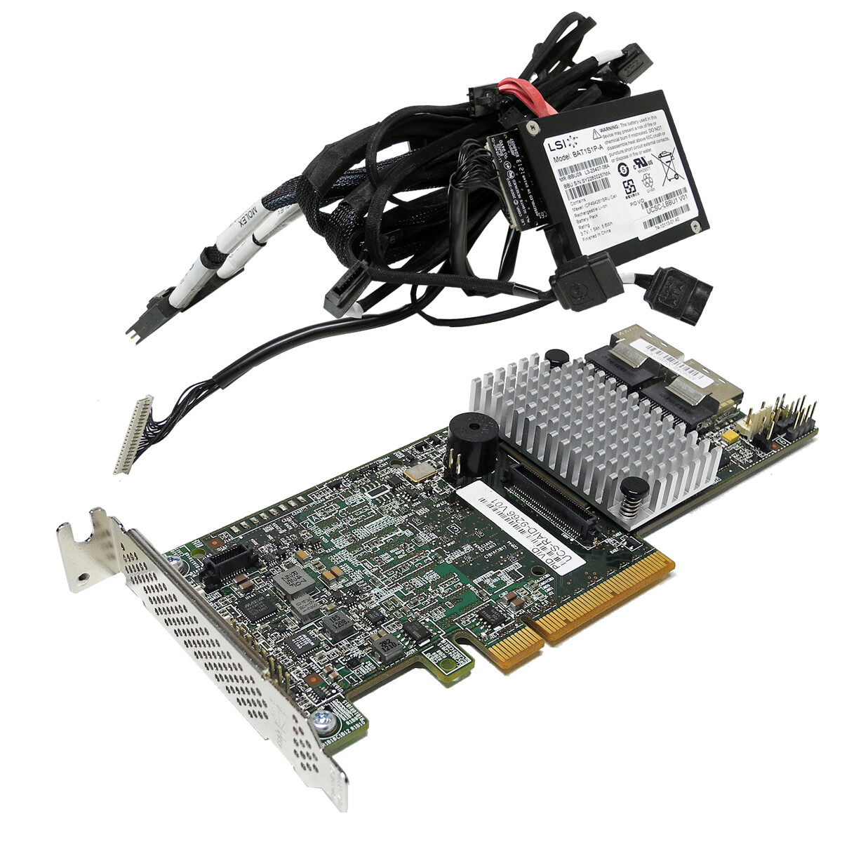 Cisco UCS-RAID-9266 V01 6G 8-Port SAS RAID Controller +BBU +SAS/SATA Cable