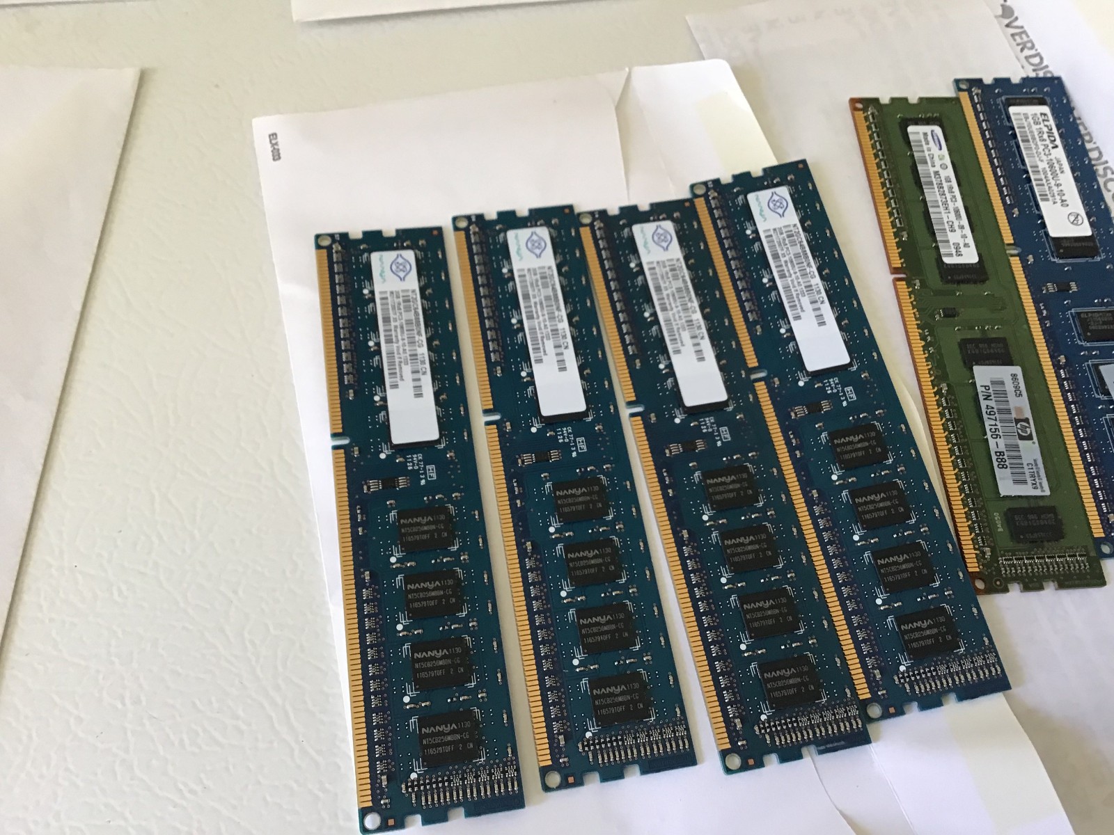 ATI Radeon 109-B62941-00 Video Card w/ Cables & 30 Plus Assorted DDR RAM Memory