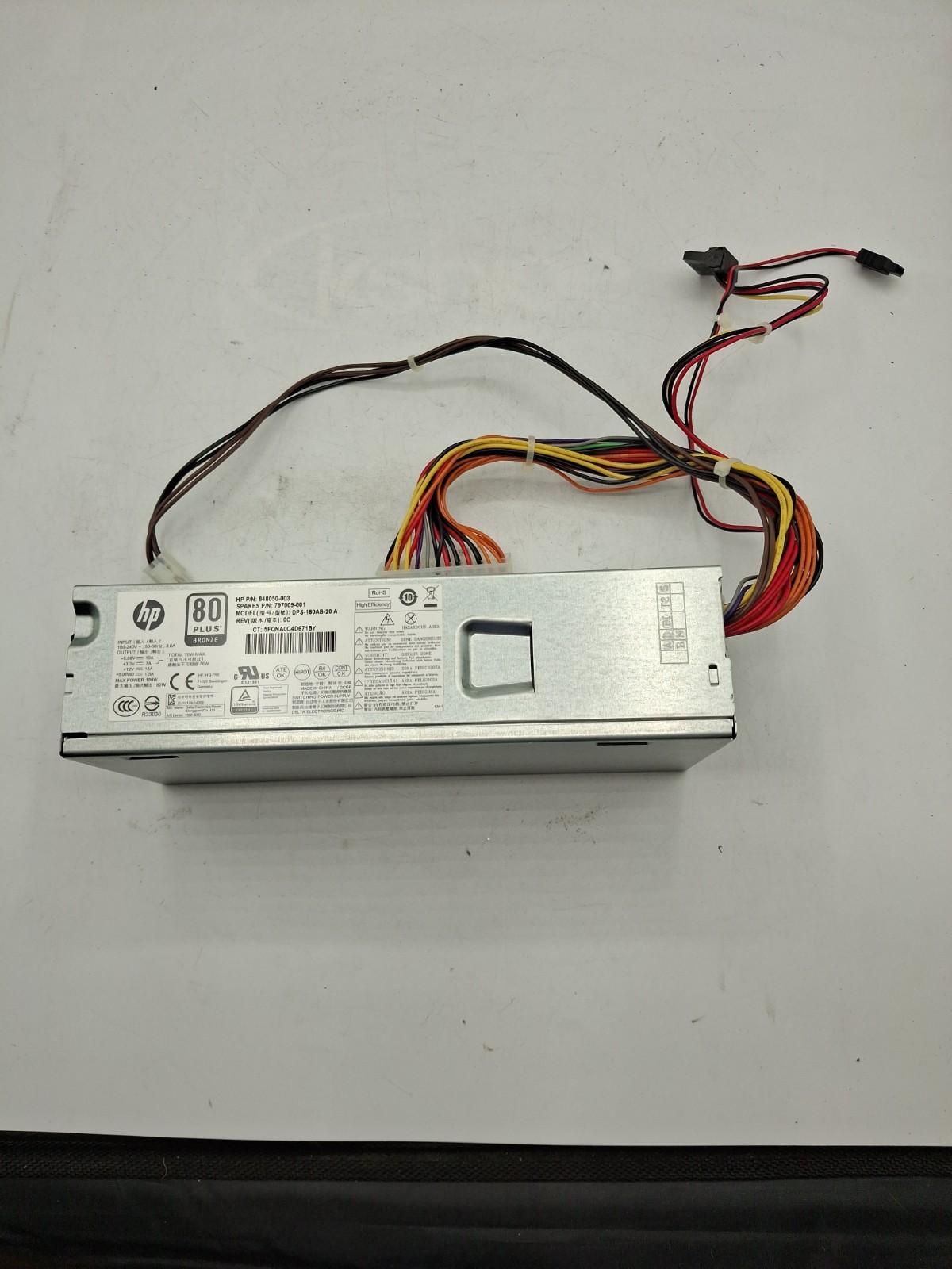HP DPS-180AB-20 A 180W Power Supply 848050-003 797009-001