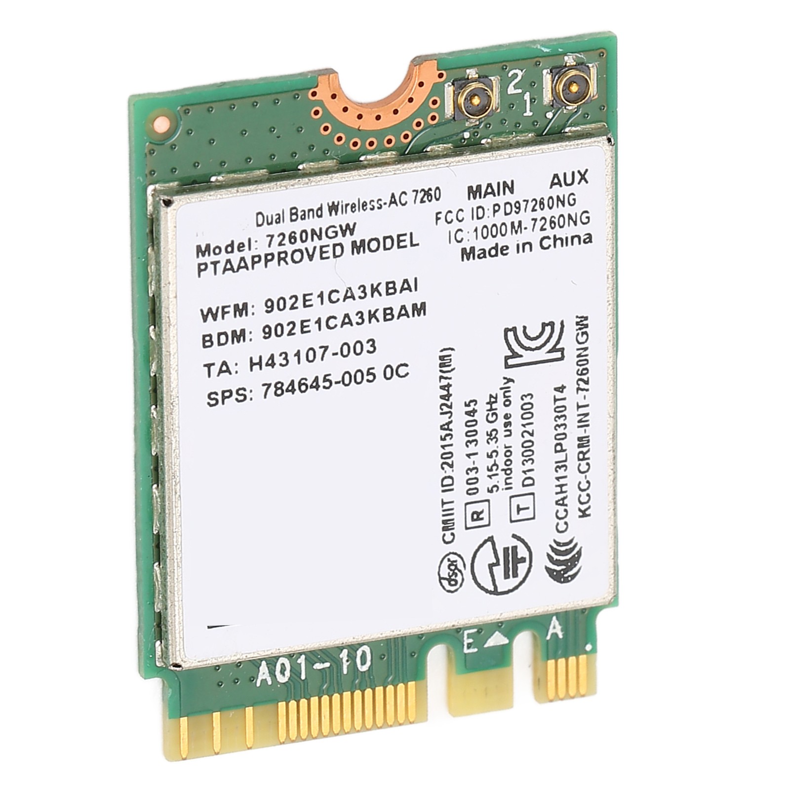 Dual Band WiFi Card 2.4Ghz 5Ghz 1200Mbps Bluetooth 4.0 NGFF M.2 Wireless In WIGO