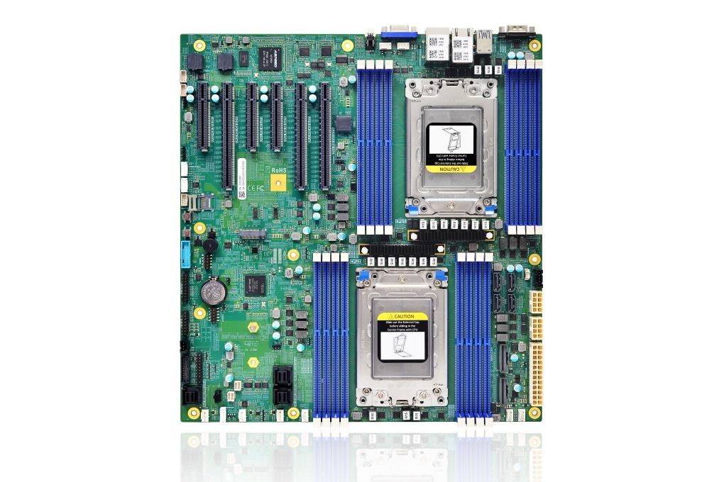 TTY T1DEEP E-ATX Motherboard For AMD EPYC 7002/7003 Rome/Milan CPU SP3