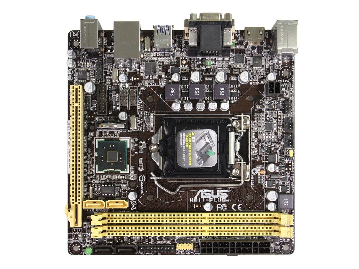 For ASUS H81I-PLUS motheboard LGA1150 DDR3 16G VGA+DVI+HDMI Mini-ATX Tested ok