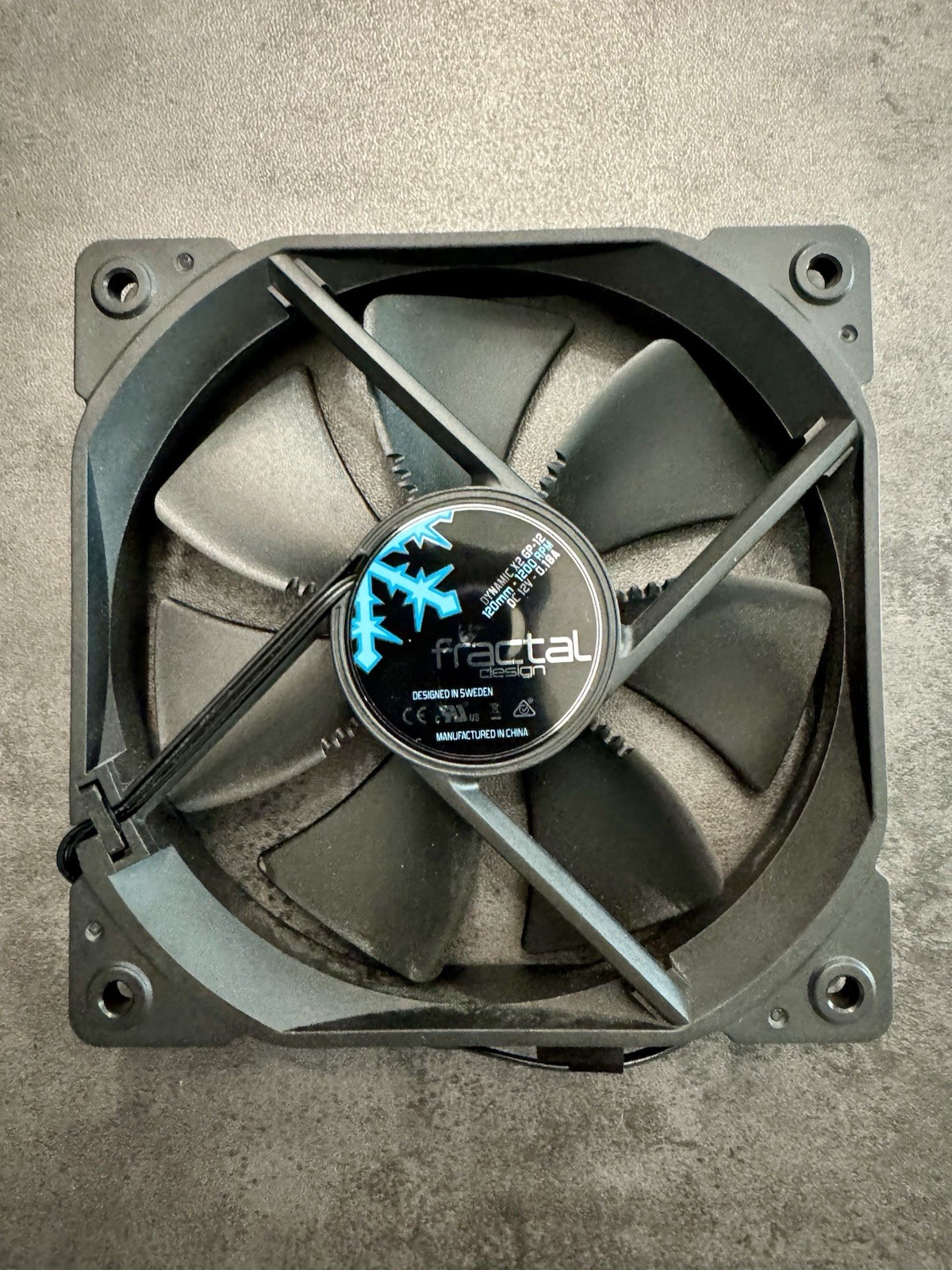 Fractal Design Dynamic X2 GP-12 120mm Case Fan – NEW