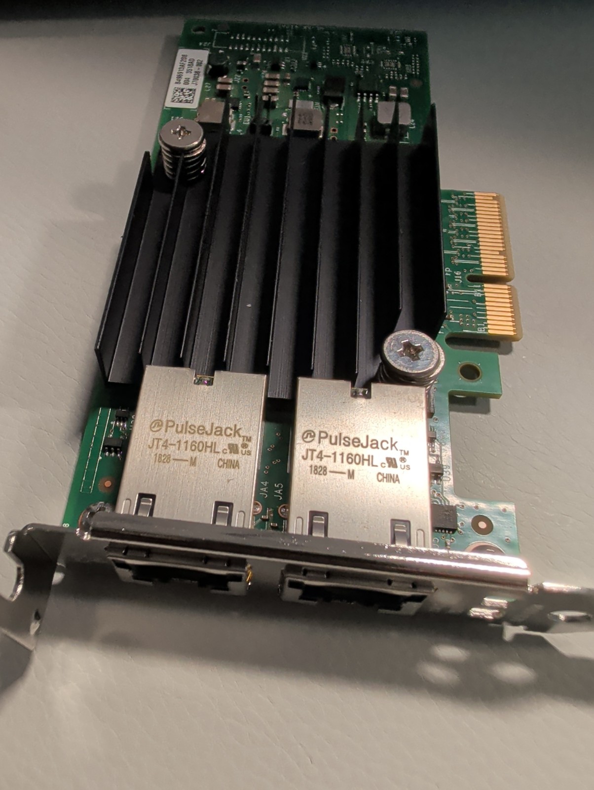 Dell Intel 2 Port PCIe 10GbE RJ45 PulseJack Ethernet Adapter – 0C4D5P