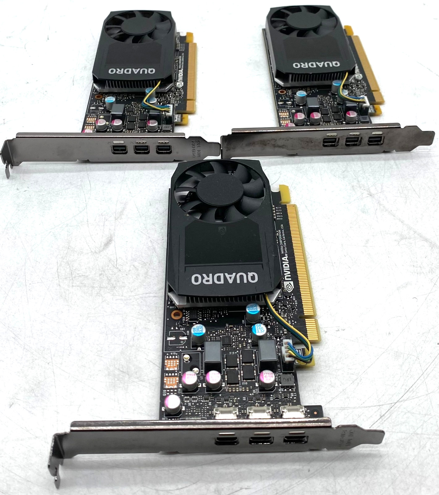 3X DELL F2NVH NVIDIA QUADRO P400 2GB GDDR5 PCIe3.0x16 mDP 64BIT GRAPHIC CARDS