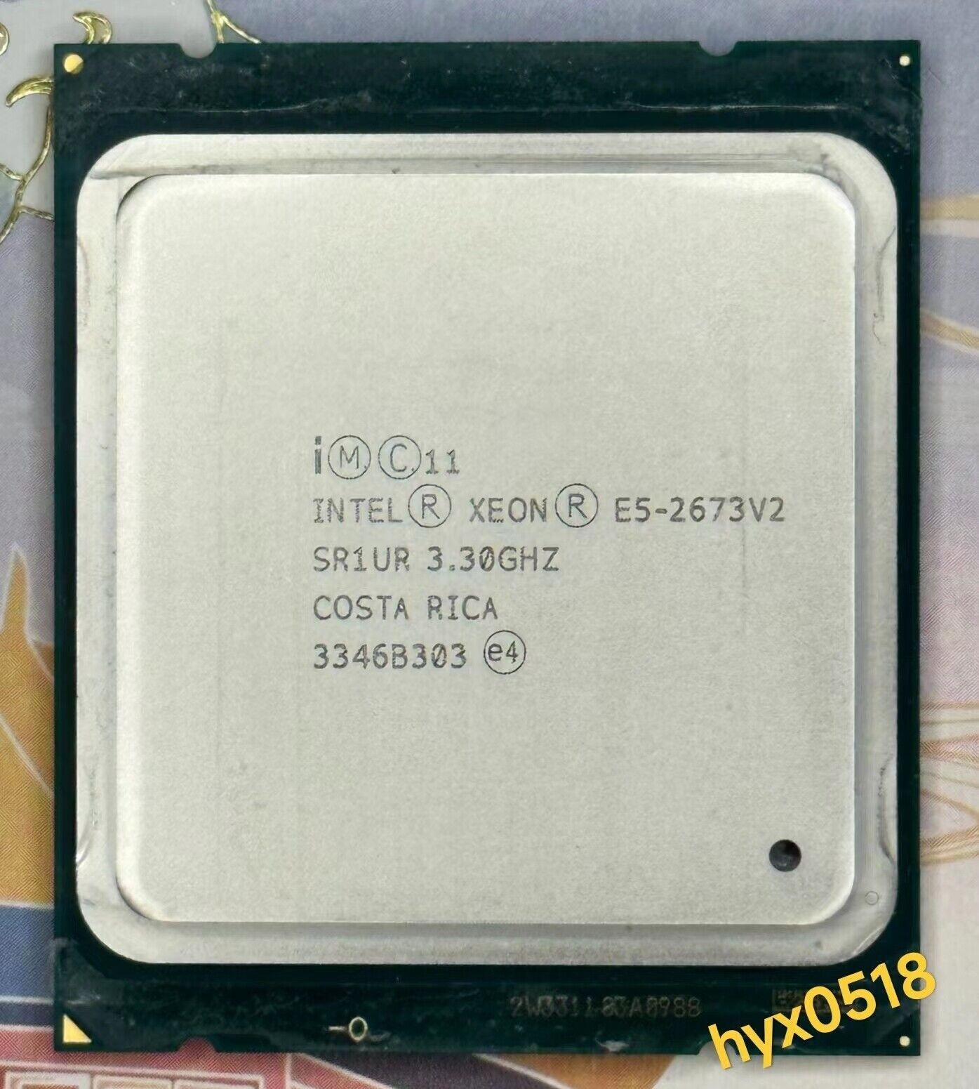 LOT OF 2 Intel Xeon E5-2673V2 3.3GHz 8-Core LGA 2011 CPUs