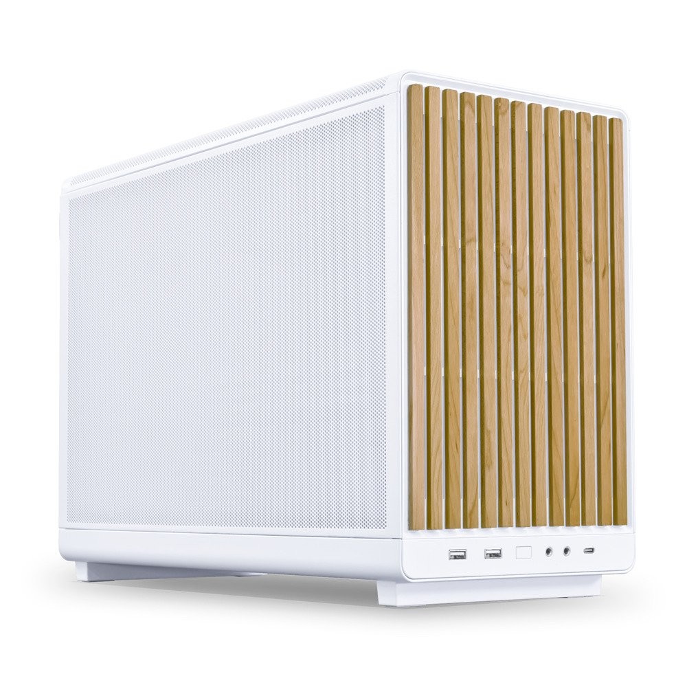 Lian Li A3-mATX-WD-26.3L Micro Form Factor Chassis A3W-WD No Fans Wood White