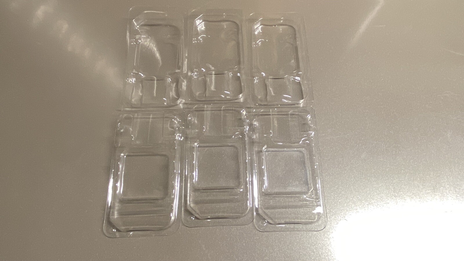 (3) AMD CPU Clamshell Tray Case For 754 939 AM2 AM3 AM3+ AM4 FM1 FM2 FM2+ CPU