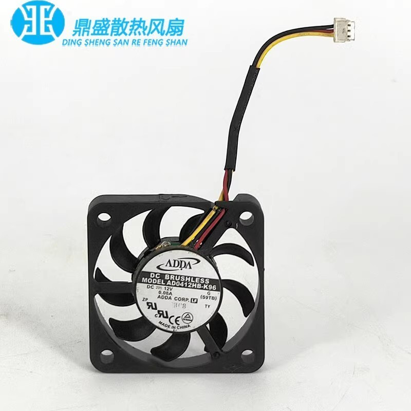 ADDA AD0412HB-K96 4007 12V 0.08A 4CM 3-Pin Silent Cooling Fan