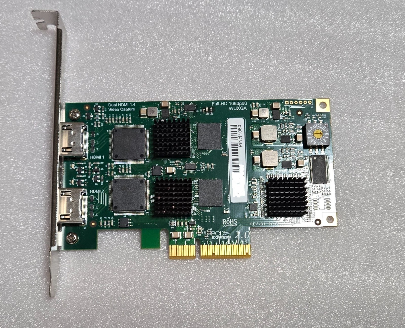 Magewell Pro Capture Dual Full HD 2K 1080p 60FPS HDMI PCIe Capture Card Fanless