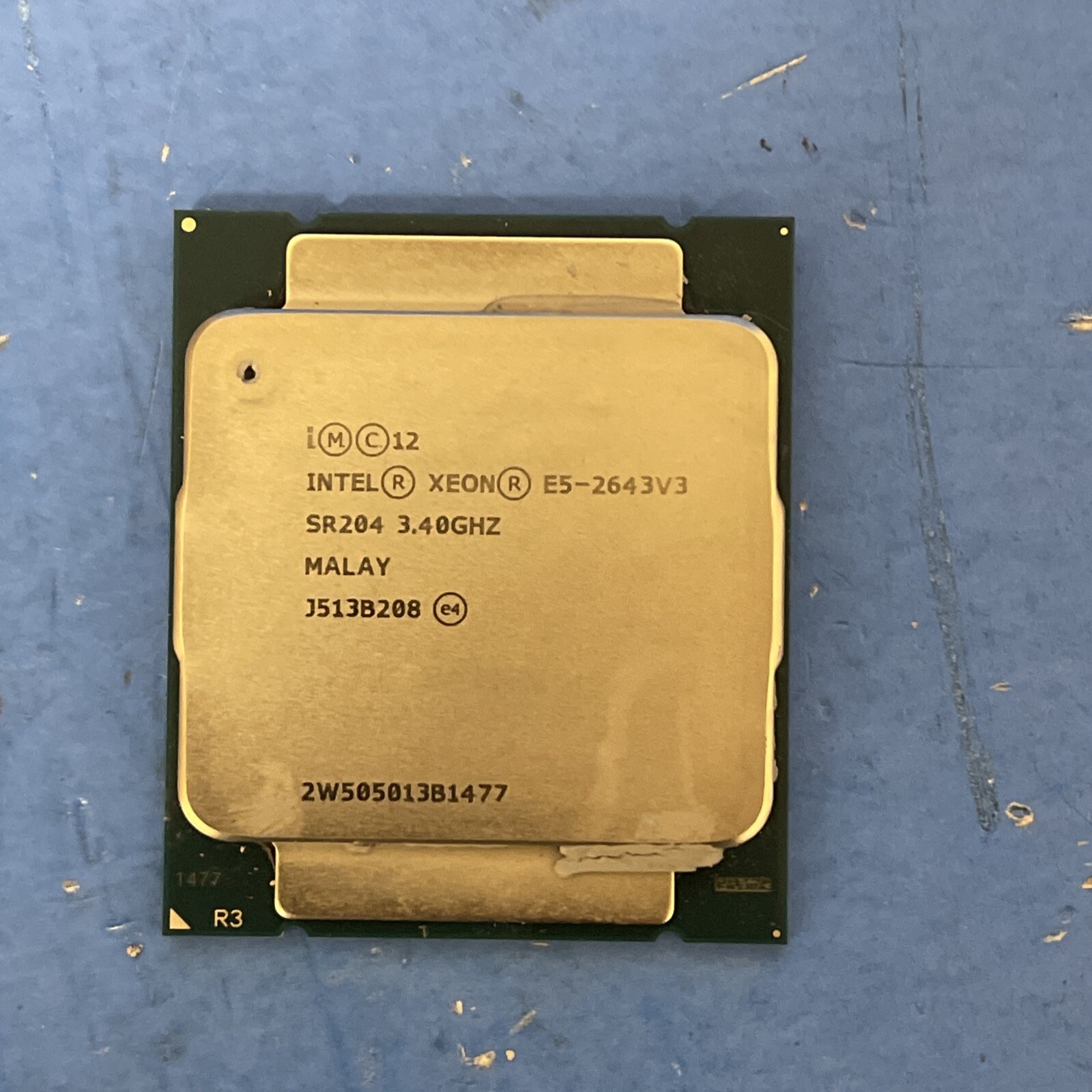 «LOT OF 2» INTEL XEON E5-2643V3 3.40GHZ CPU PROCESSOR