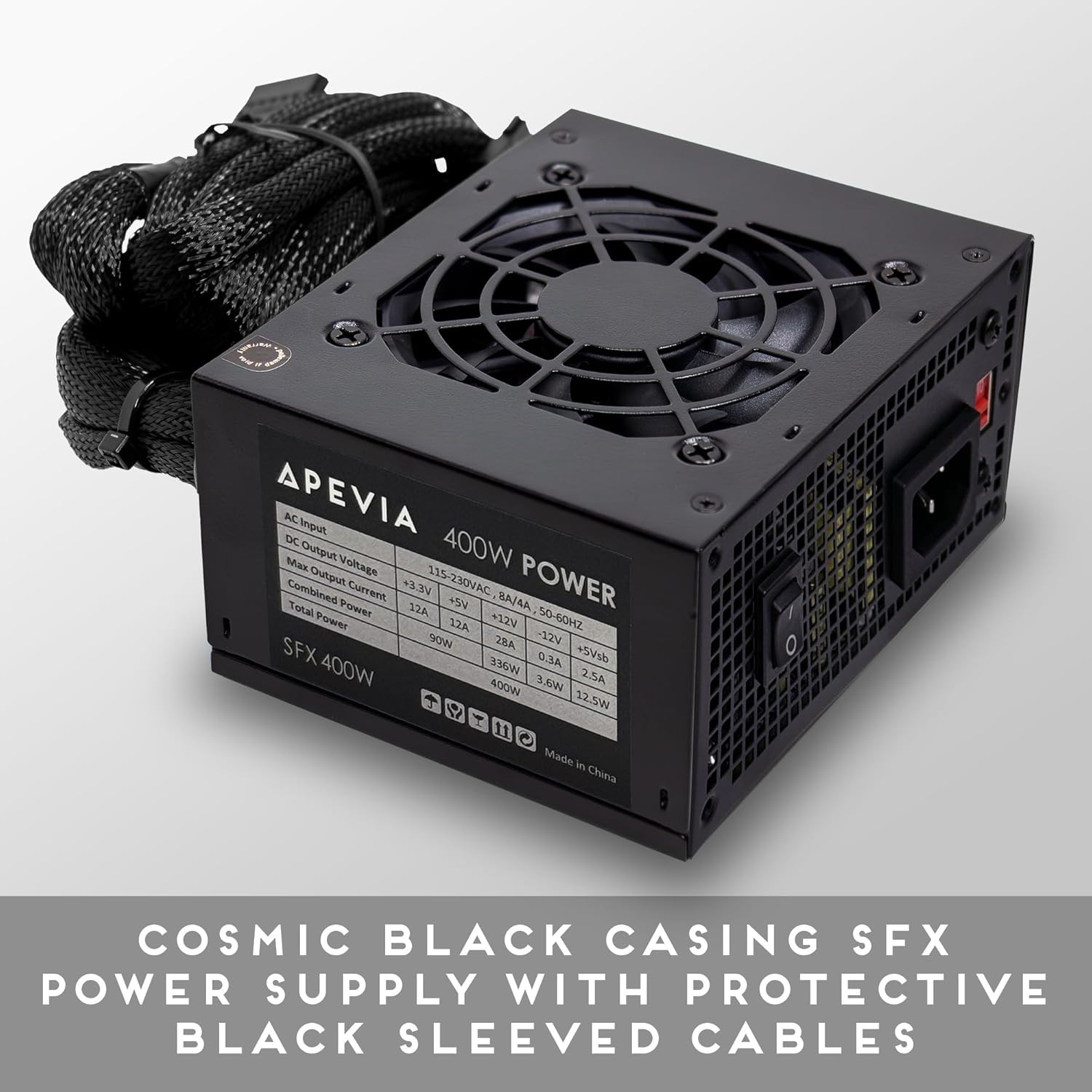 SFX-AP400W Mini ITX Solution / Micro ATX / SFX 400W Power Supply