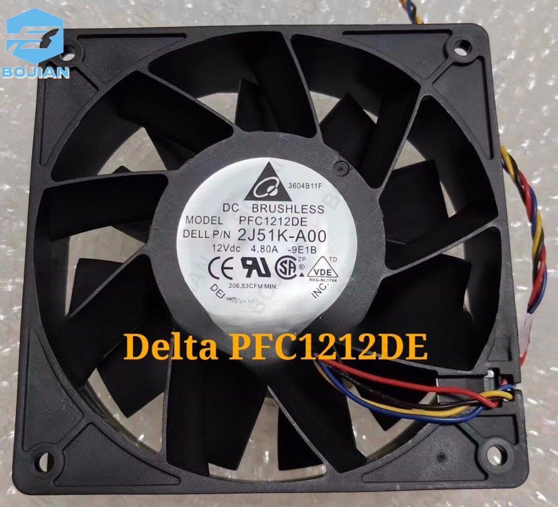 1PCS Delta PFC1212DE DC 12V 4.8A 12038 12CM General Cooling Fan Fast ship NEW
