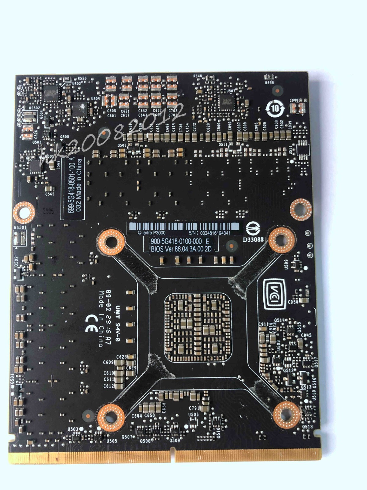 DELL HP NVIDIA Quadro P3000 P4000 8GB P5000 16GB GDDR5 MXM Graphics Card