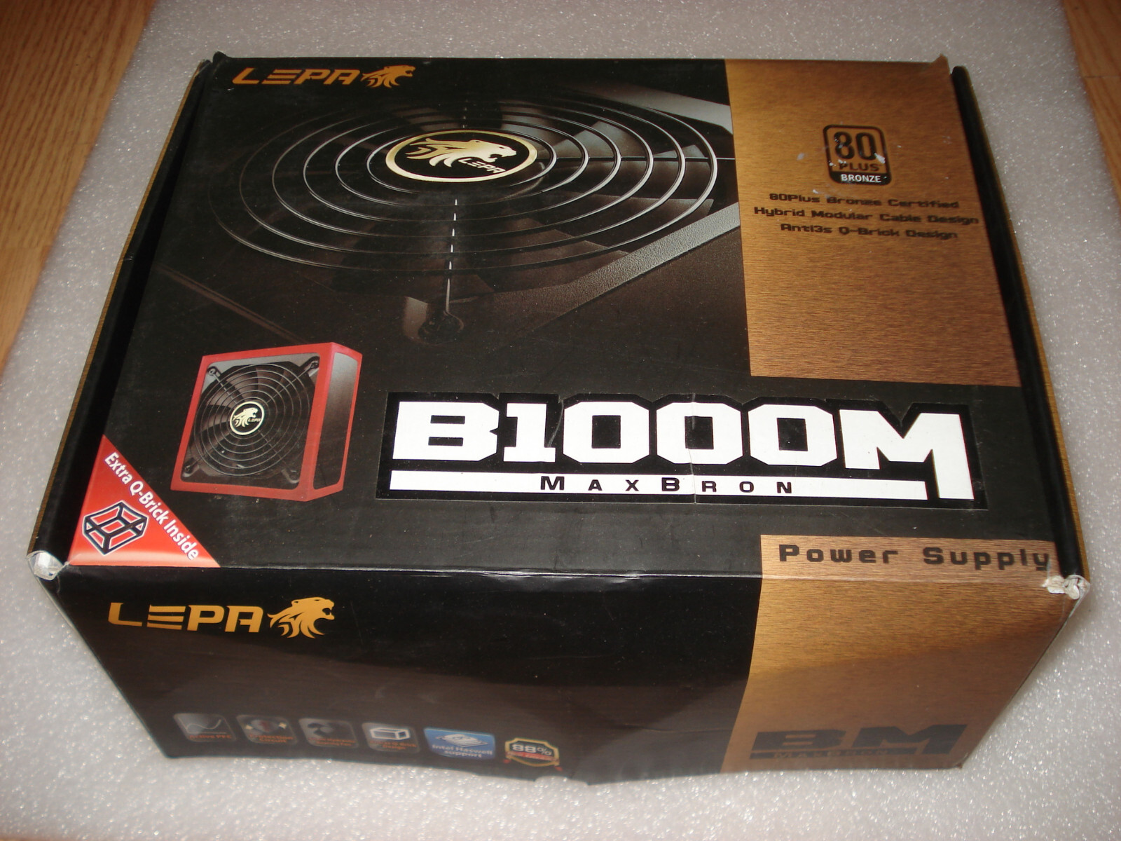 (New) LEPA MaxBron B1000-MB ATX 80 PLUS BRONZE Power Supply 1000W