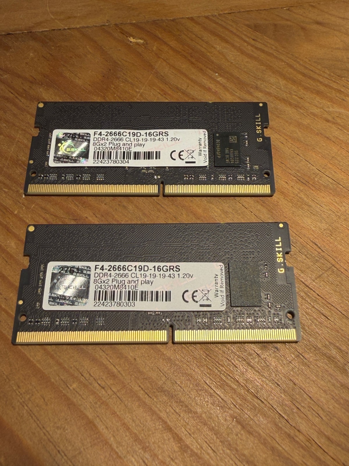 Ripjaws DDR4 SO-DIMM Series DDR4 RAM 16GB (2X8Gb) 2666Mt/S CL19-19-19-43 1.20V U