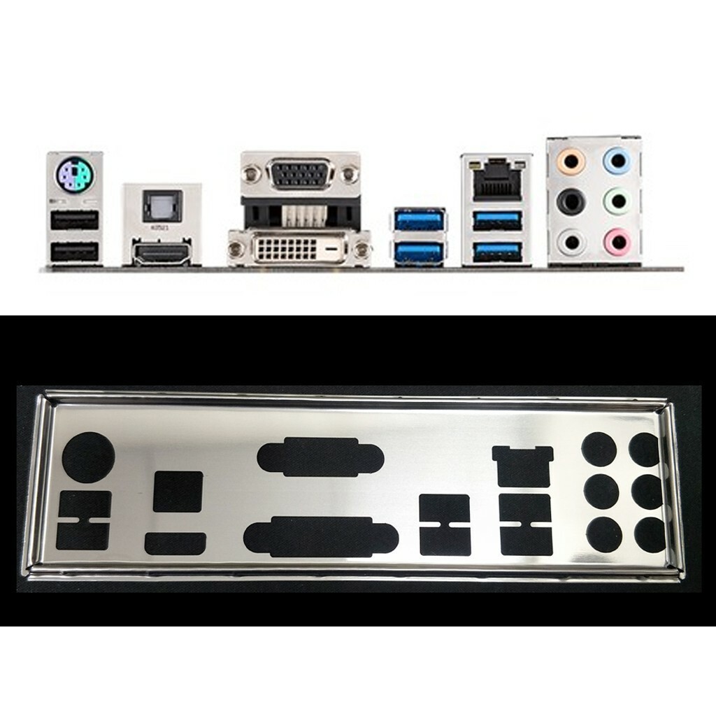 OEM I/O Shield For ASUS Z97 PRO GAMER, H97 PRO GAMER Backplate rear baffle IO