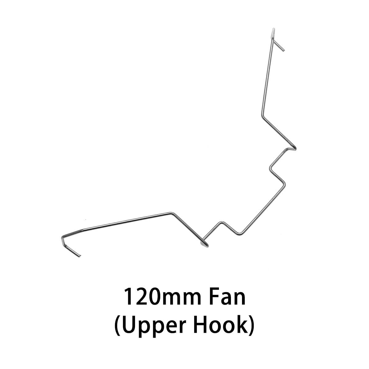 Durable 12CM Fan Fixing Clips – 4-Pack Stainless Steel CPU Cooling Accessories