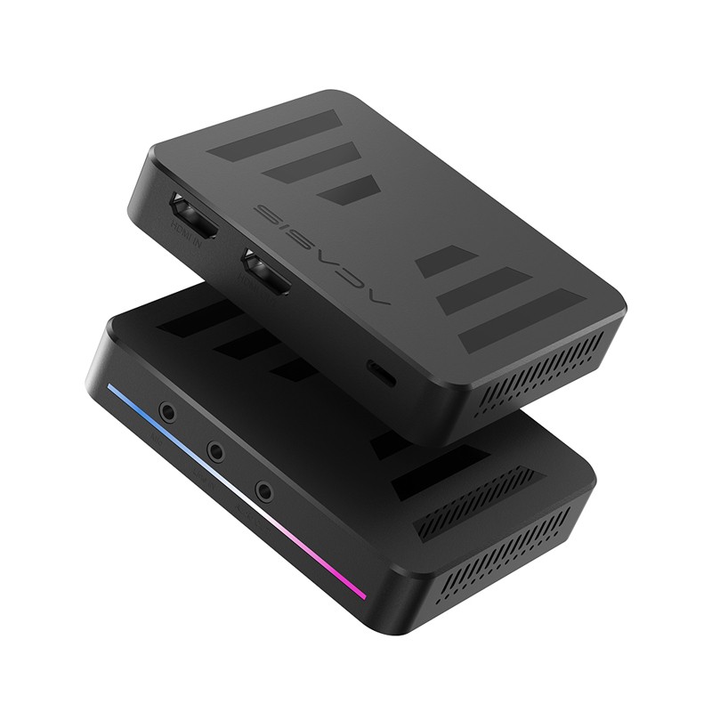 Acasis 4K60 HDR Game Capture Card HDMI to USB Video Recorder for Live Streaming