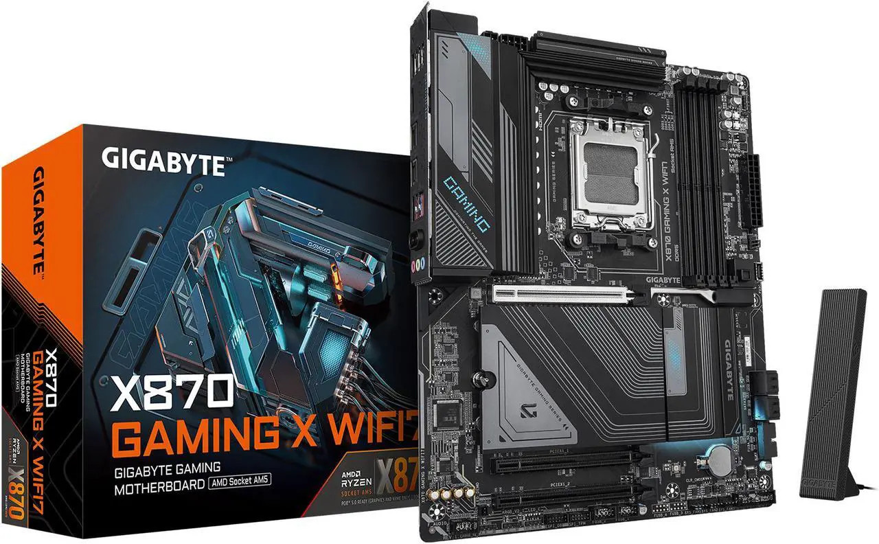 (Factory Refurbished) GIGABYTE X870 GAMING X WIFI7 DDR5 AM5 AMD MOTHERBOARD