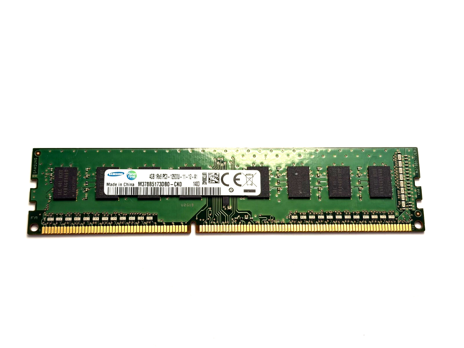 Samsung 4GB DDR3-1600 PC3-12800U UDIMM Desktop RAM M378B5173DB0-CK0 Tested