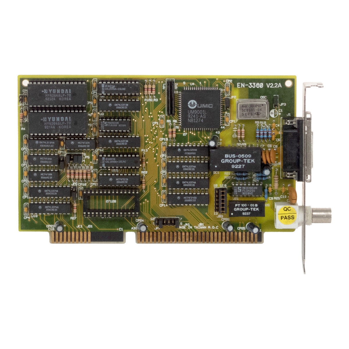 Network ISA Card Edimax EN-3360 V2.2A AUI BNC 10Mbps