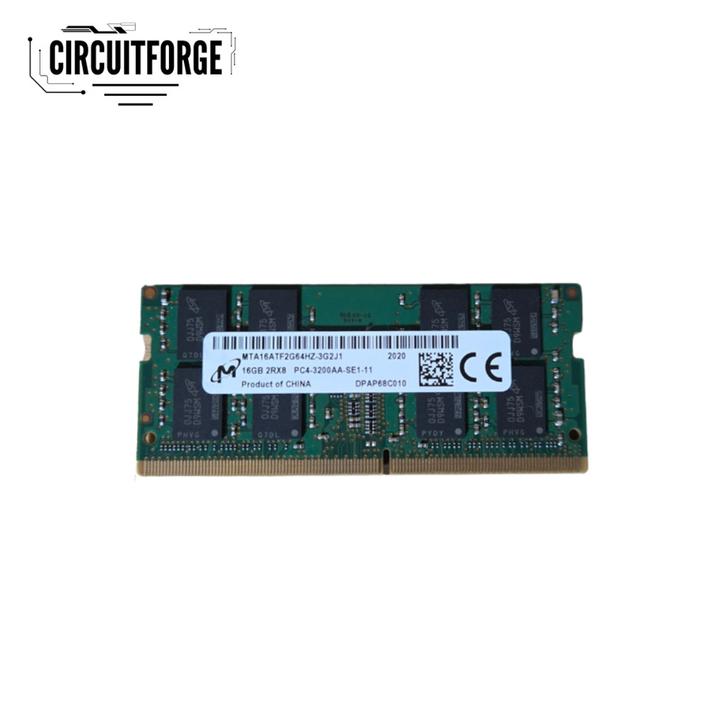 Micron 16GB (1x16GB) PC4-3200AA-SA2-11 DDR4 SODIMM RAM MTA8ATF2G64HZ-3G2E2