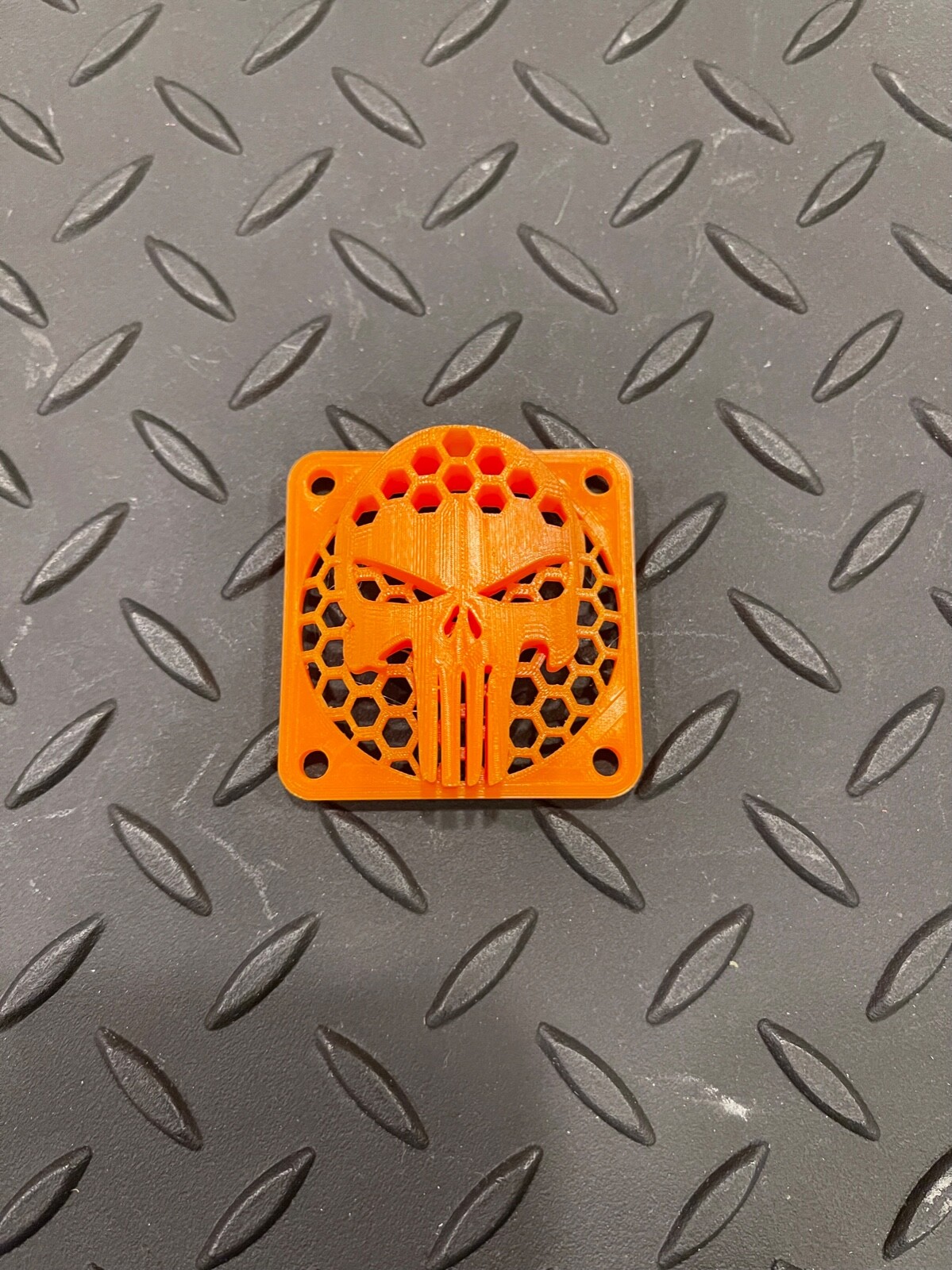 50mm Computer CPU Fan Cover, Kraton Outcast Motor Cooling Fan 3D Punisher Skull