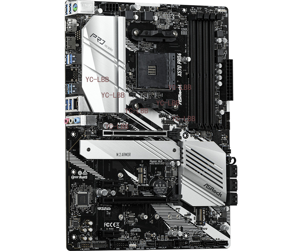 ASRock AMD X570 Motherboard ATX X570 PRO4 Socket AM4 DDR4 SATA3 HDMI DP M.2 NEW