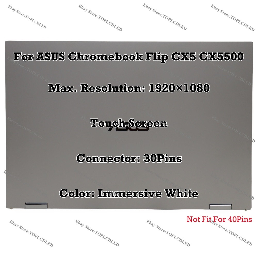 LCD Complete Assembly For ASUS Chromebook Flip CX5 CX5500FEA-YZ568T Touch Screen