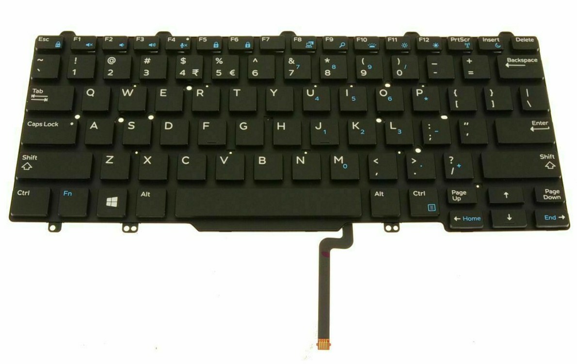 New Genuine Dell Latitude 13 7350 Backlit Dock Keyboard US INTL 1PM8M 01PM8M A