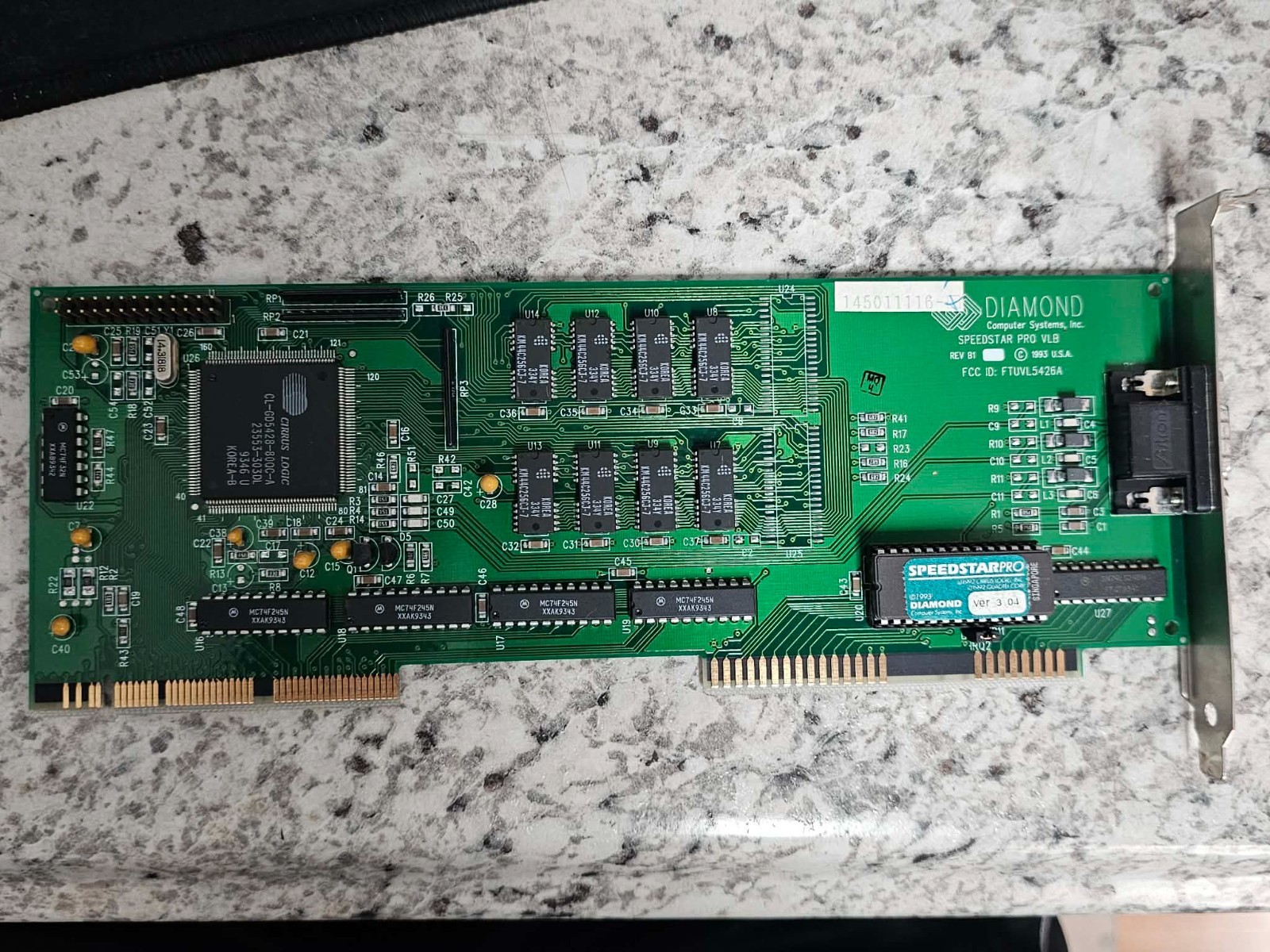 Diamond SpeedStar PRO VL VLB VESA Graphics Card Cirrus Logic CL-GD5426 1MB