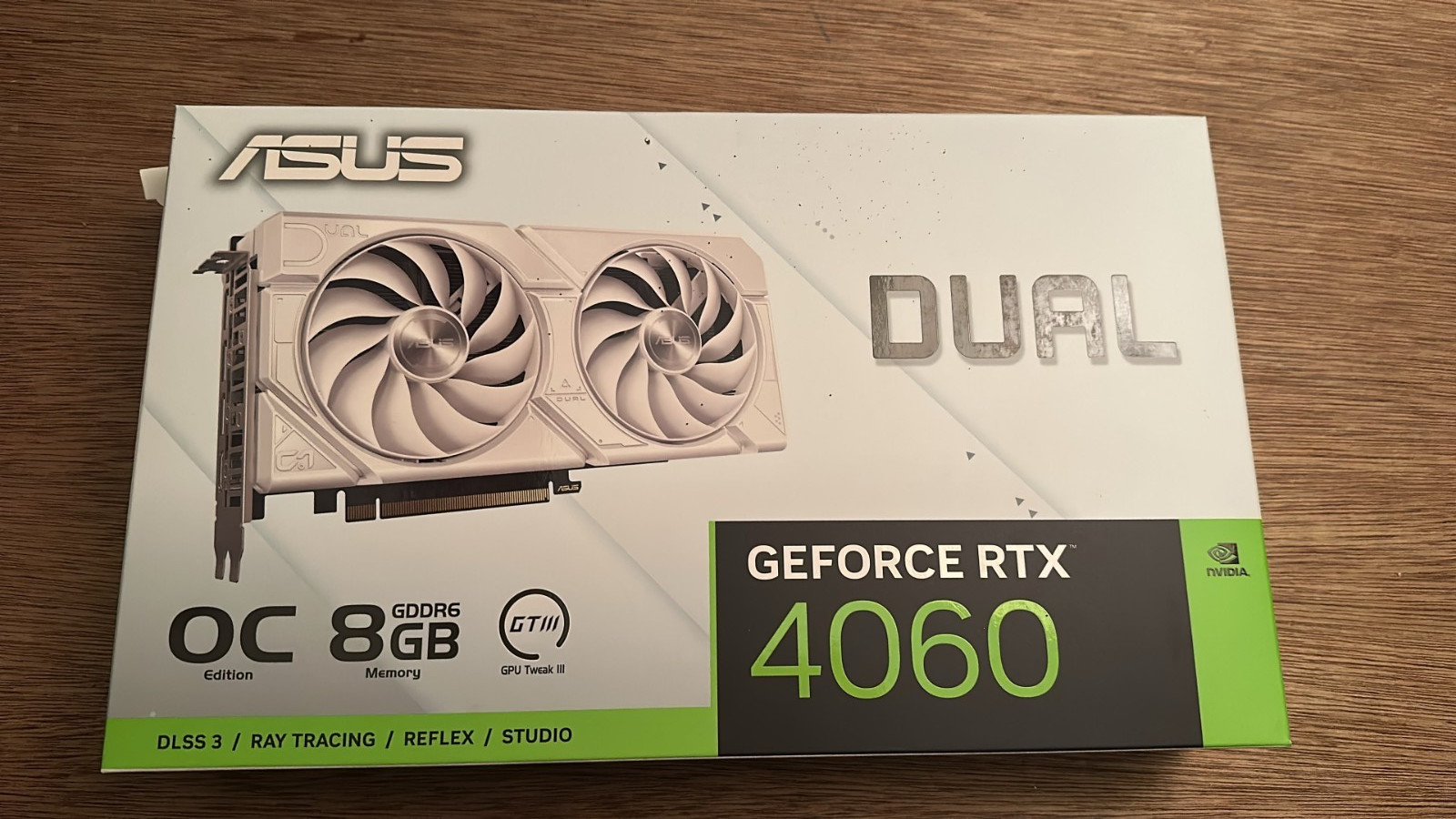 ASUS Dual GeForce RTX 4060 OC Edition, 8GB GDDR6 (white) GPU Graphics Card