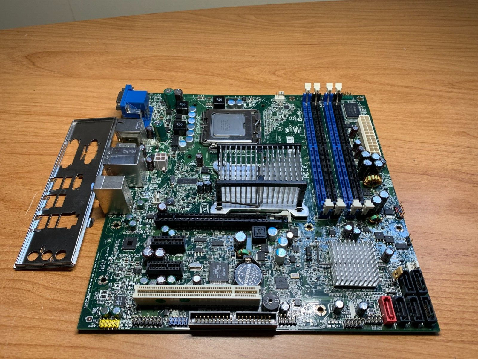 Intel DQ35JOE LGA775 mATX Motherboard with Core 2 DUO and IO Shield -TESTED