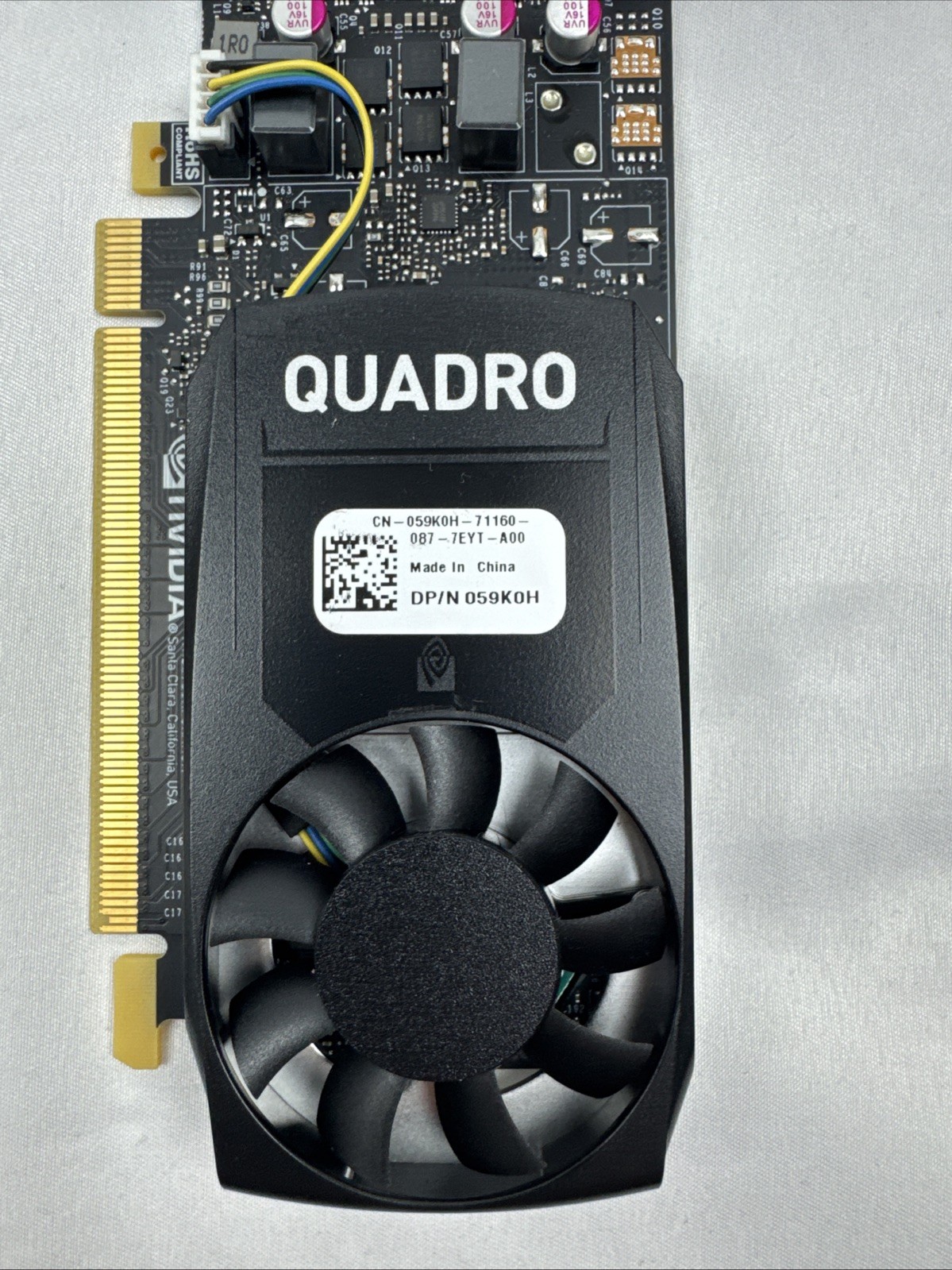 NVIDIA Quadro P1000 4GB GDDR5 1354MHz 4x Mini-DP Low Profile Graphics Card GPU