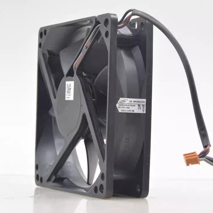 ADDA AD0912XB-A73GL 9225 DC12V 0.42A 9.2CM 3-Wire Silent Cooling Fan