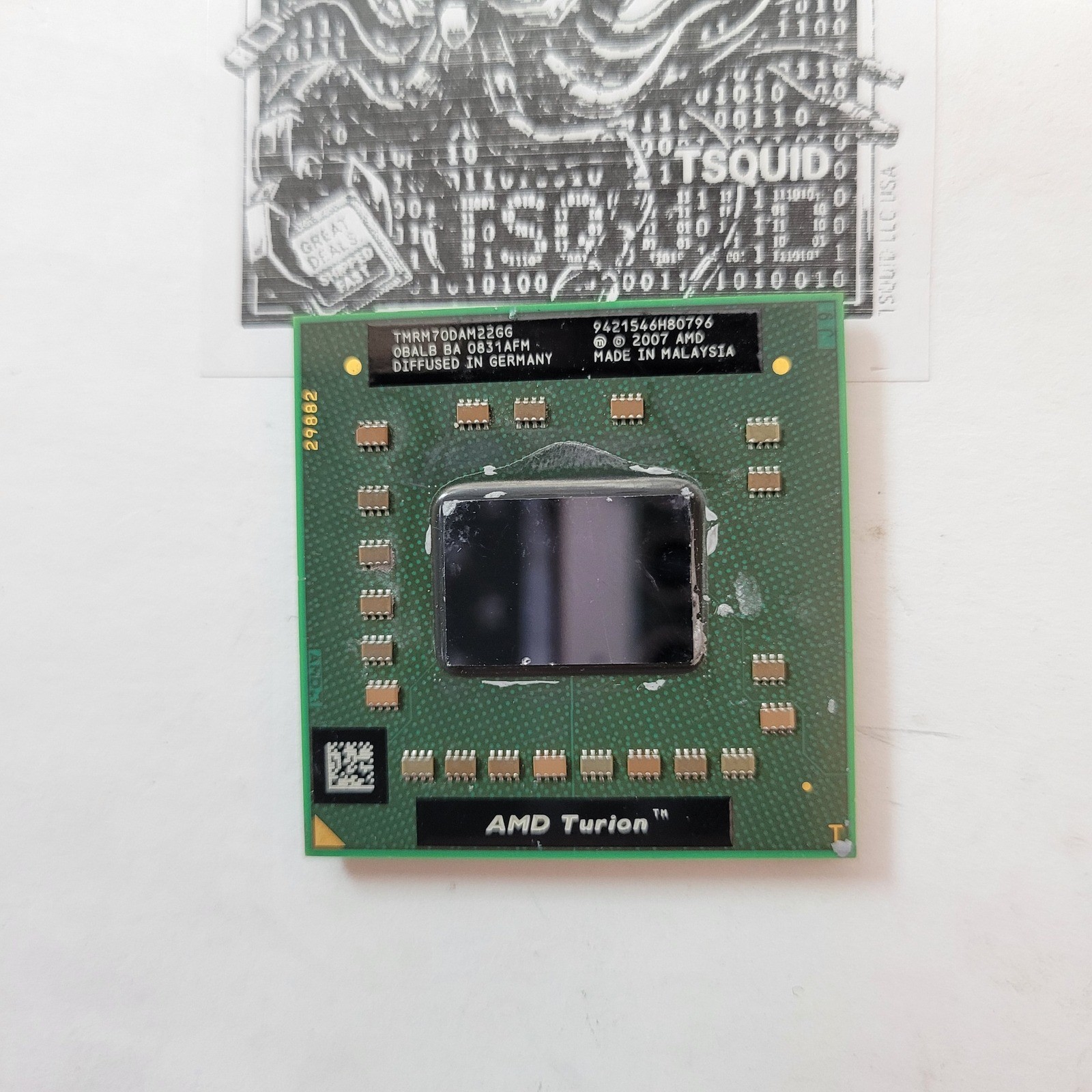 AMD Turion 64 X2 RM-70 Laptop CPU TMRM70DAM22GG 2.0GHz Socket S1 Dual Core