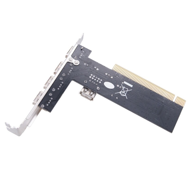 480Mbps PCI to USB 2.0 Extension Card Adapter Expansion Card USB 2.0 5 Port