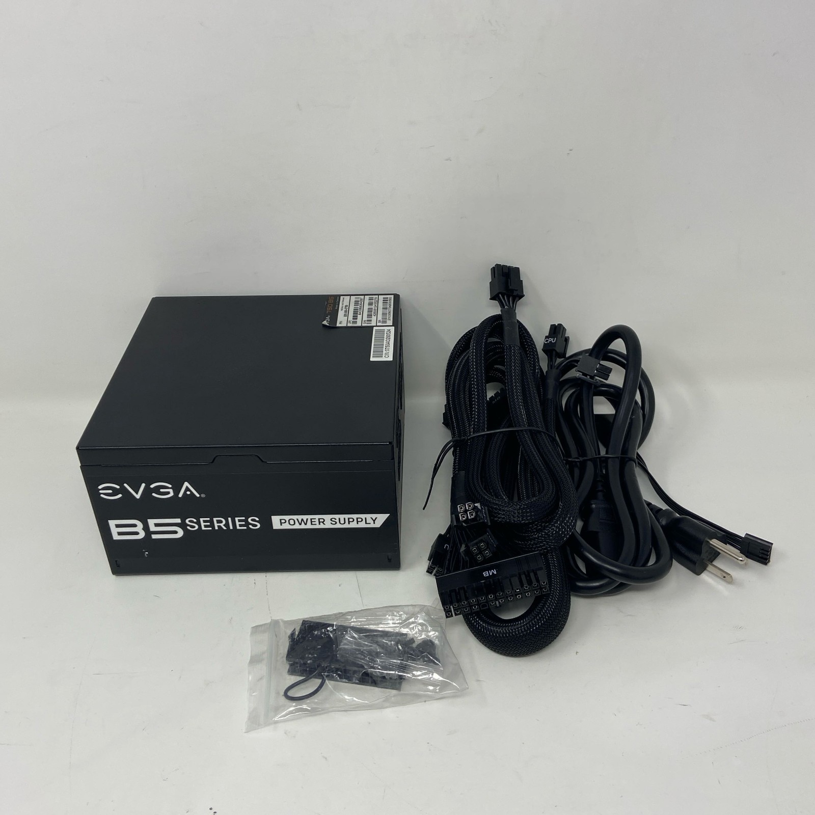 EVGA 750 B5 750W 80+ Bronze Fully Modular PSU – Black
