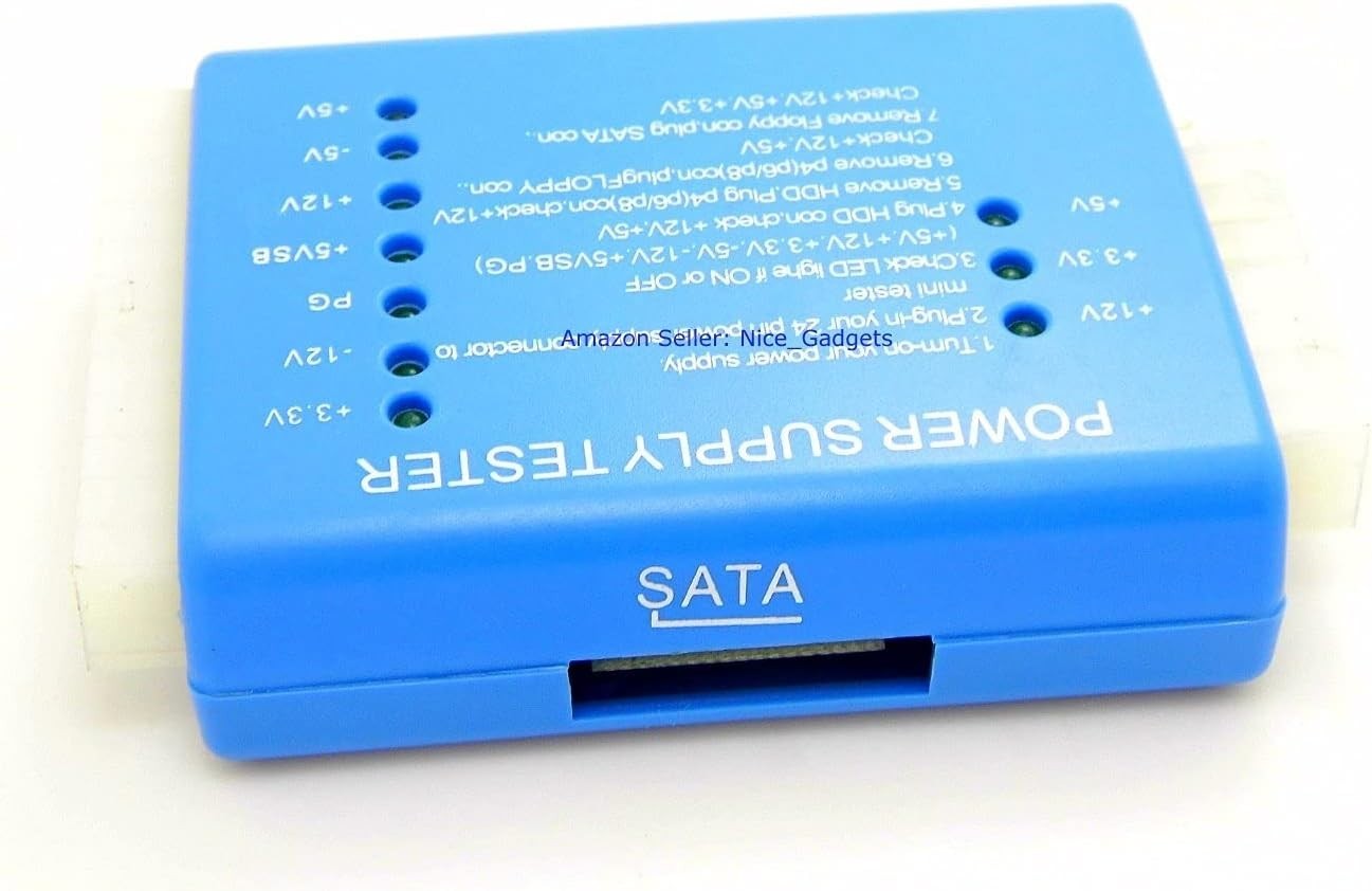 PC Computer PSU and Motherboard Tester Tool PCI & ISA SDRAM Post Card Diagno…