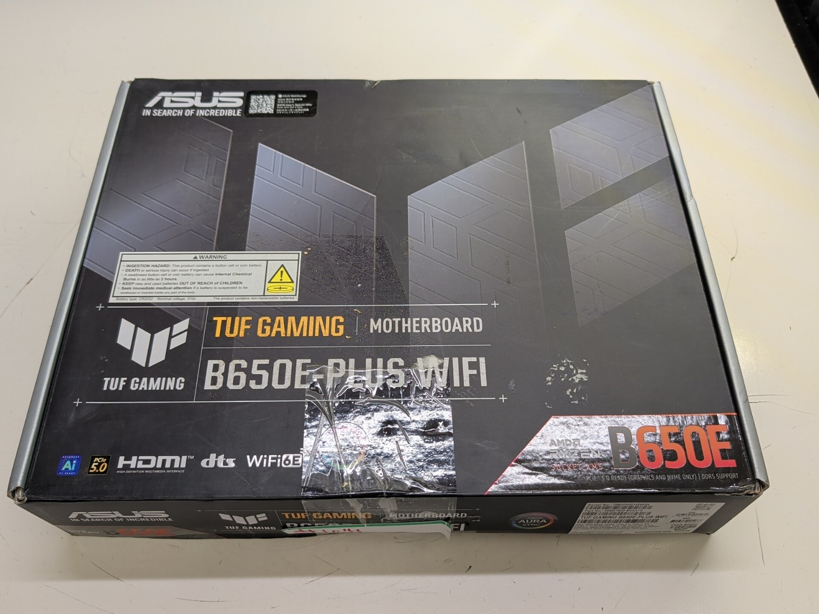 ASUS TUF GAMING B650E-PLUS WIFI AMD B650 ATX Gaming UNTESTED PARTS/REPAIRS