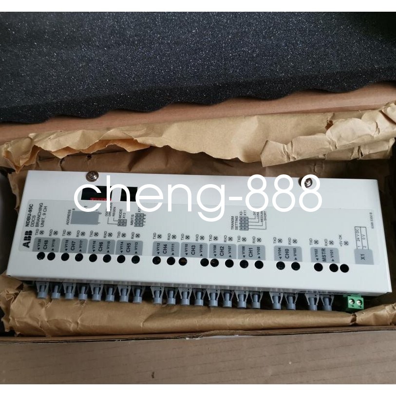 1PCS ABB NDBU-95C Fiber optic splitter module new via FedEx or DHL