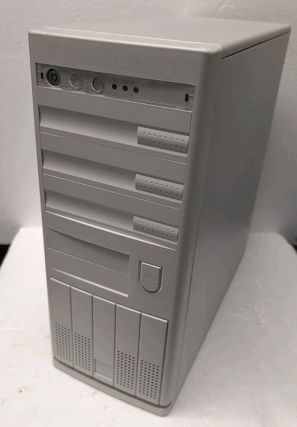 Vintage (NEW) AT (mid-size) 286/386/486 Desktop PC Case (for DIN-5 Keyboard) –