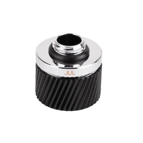 Thermaltake CL-W389-CA16BL-A Pacific SF Hard Tube 16mm OD Compression, Silver/Bk