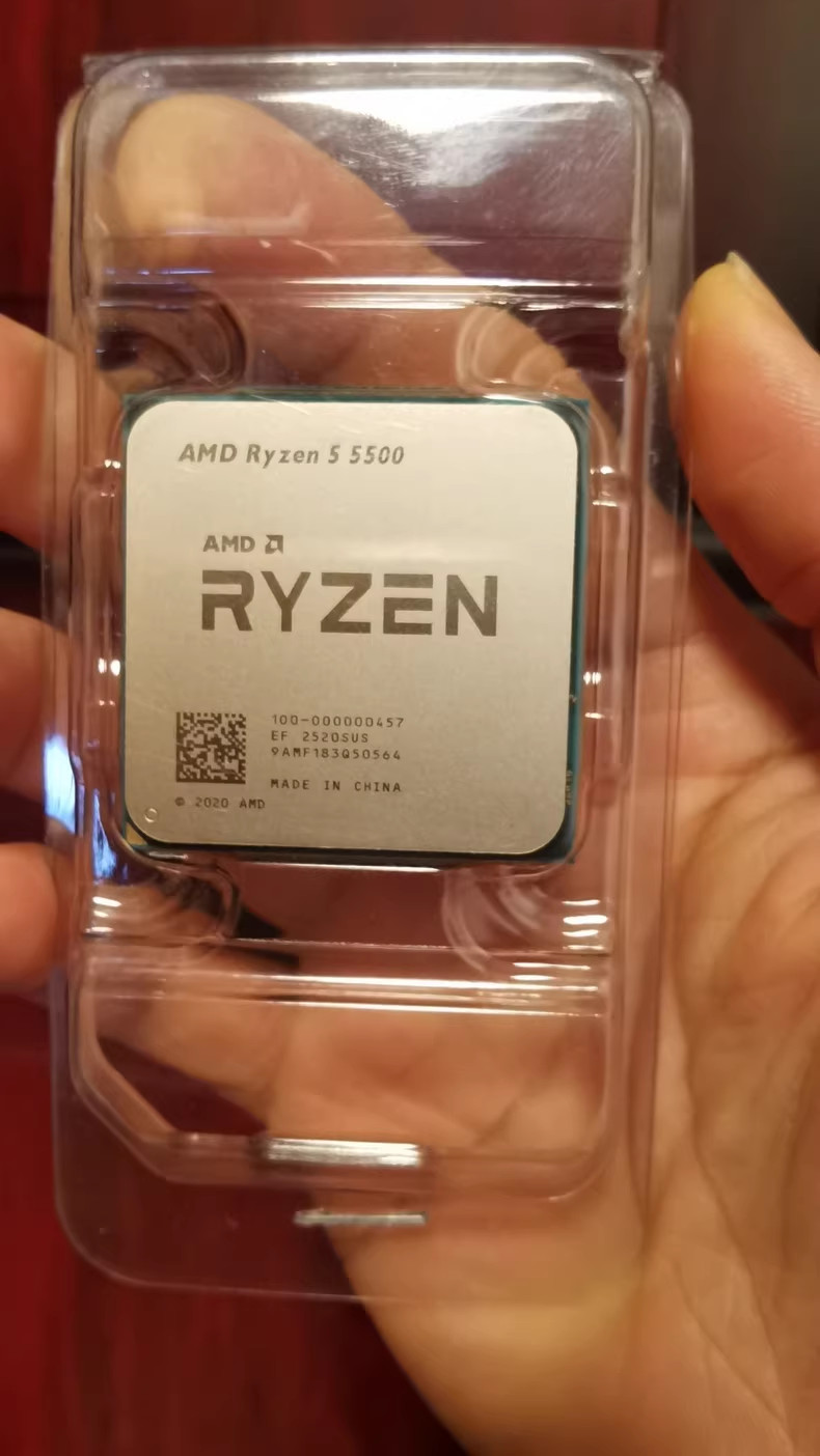 AMD Ryzen 5 5500 R5 5500 3.6 GHz 6-Core 12-Thread CPU Processor 7NM L3=16M