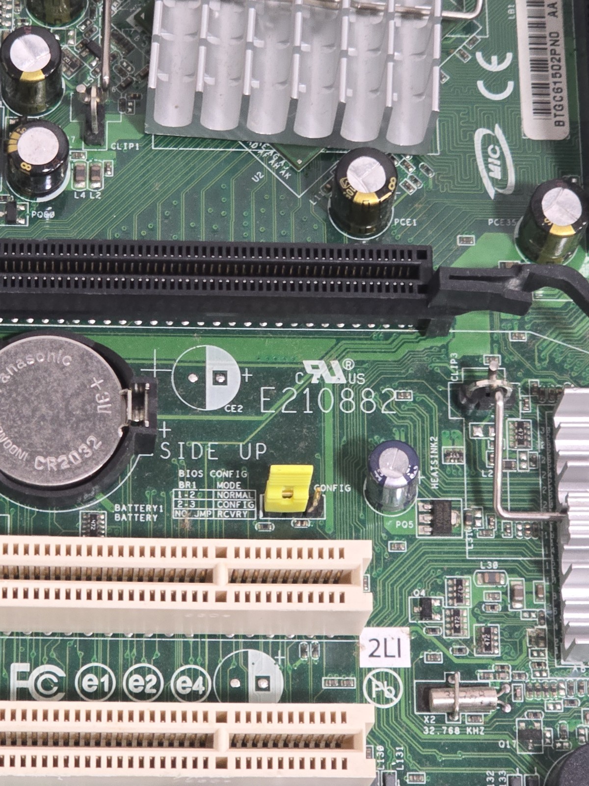 🔥 Intel D101GGC Motherboard E210882 w/ Infineon 512MB DDR RAM PARTS ONLY
